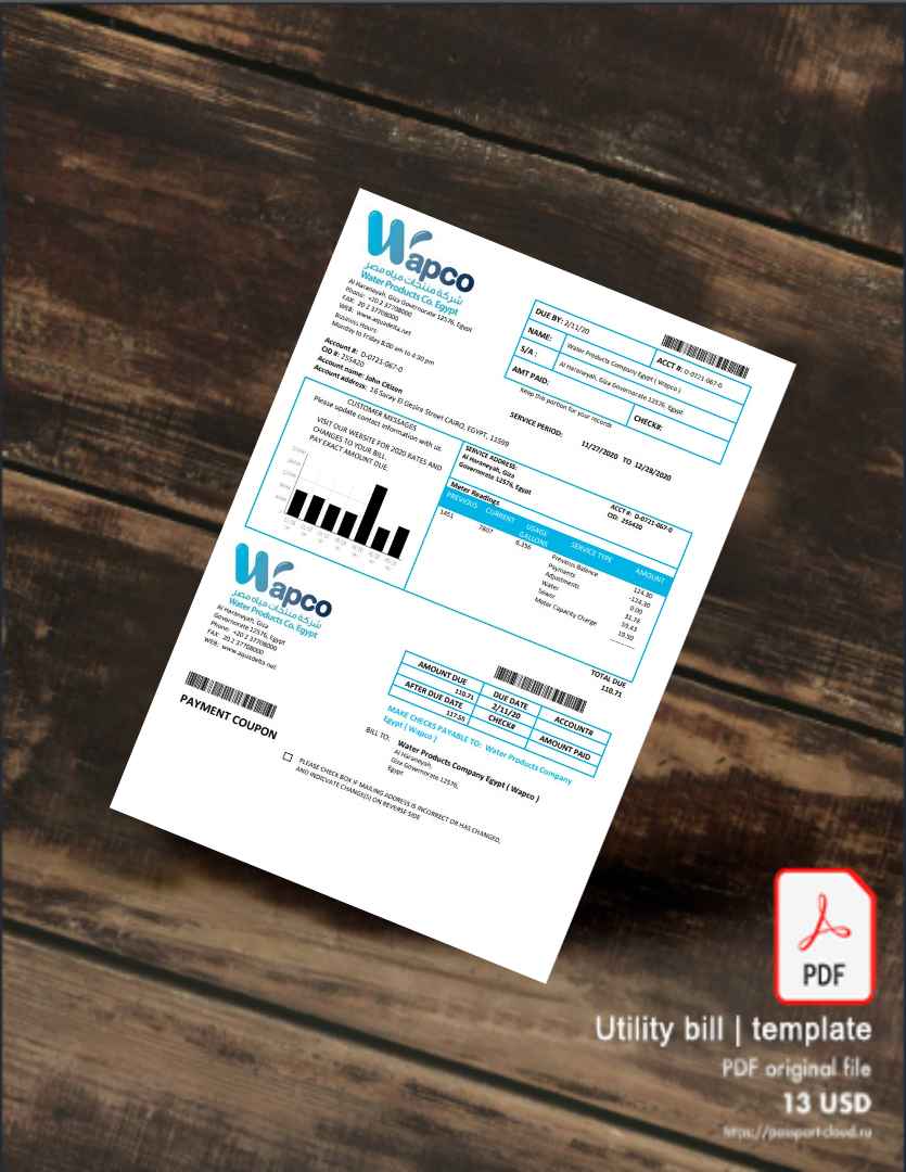 Utility bill | Albanian Power | Albania